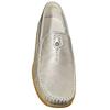 PIERO MASETTI WOMENS MOCCASIN LOAFER - SILVER